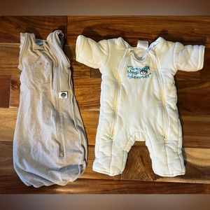 Magic Merlin Sleepsack and Nested Bean Zen One Swaddle - both small 3-6 months